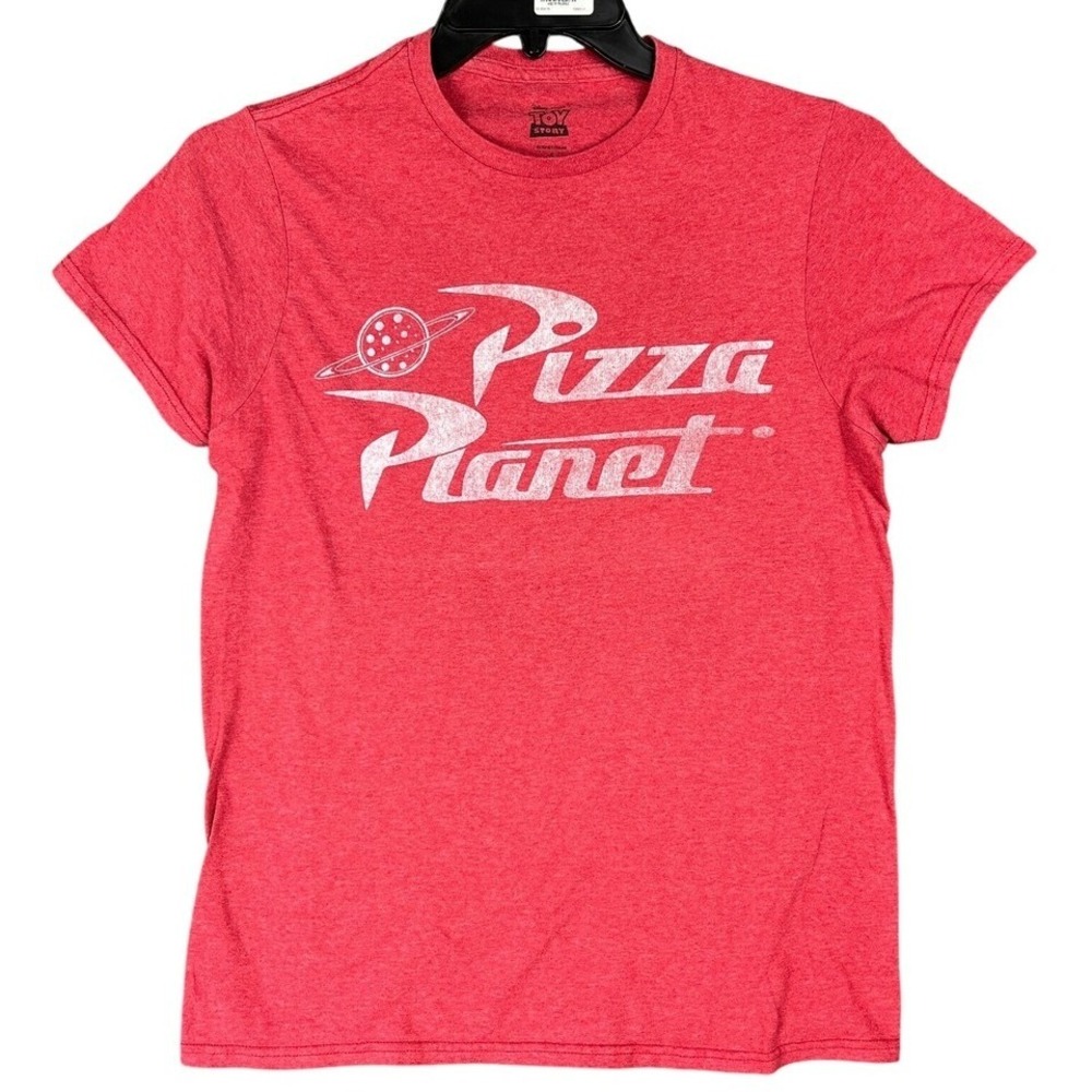 Disney Toy Story Pizza Planet Shirt S Red Graphic Pixar Movie Fan‎ Nostalgia